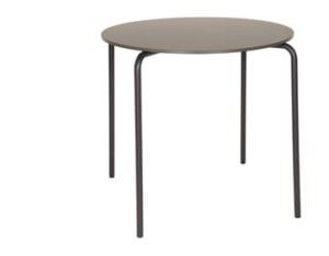 Harlech Stackable Round Dining Table (also available in black or white)