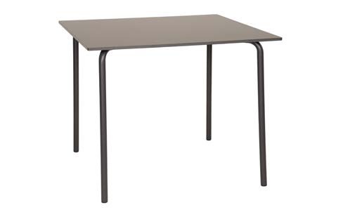 Harlech Stackable Square Dining Table (black/white) - Buckingham Interiors