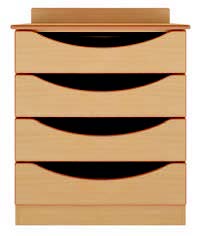 Lincoln 4 Draw Wide Chest