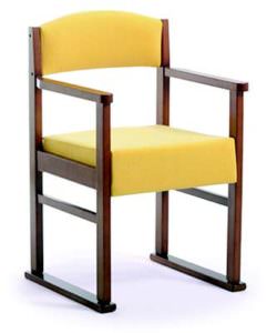 Ossett Dining Chair with Arms and Skis